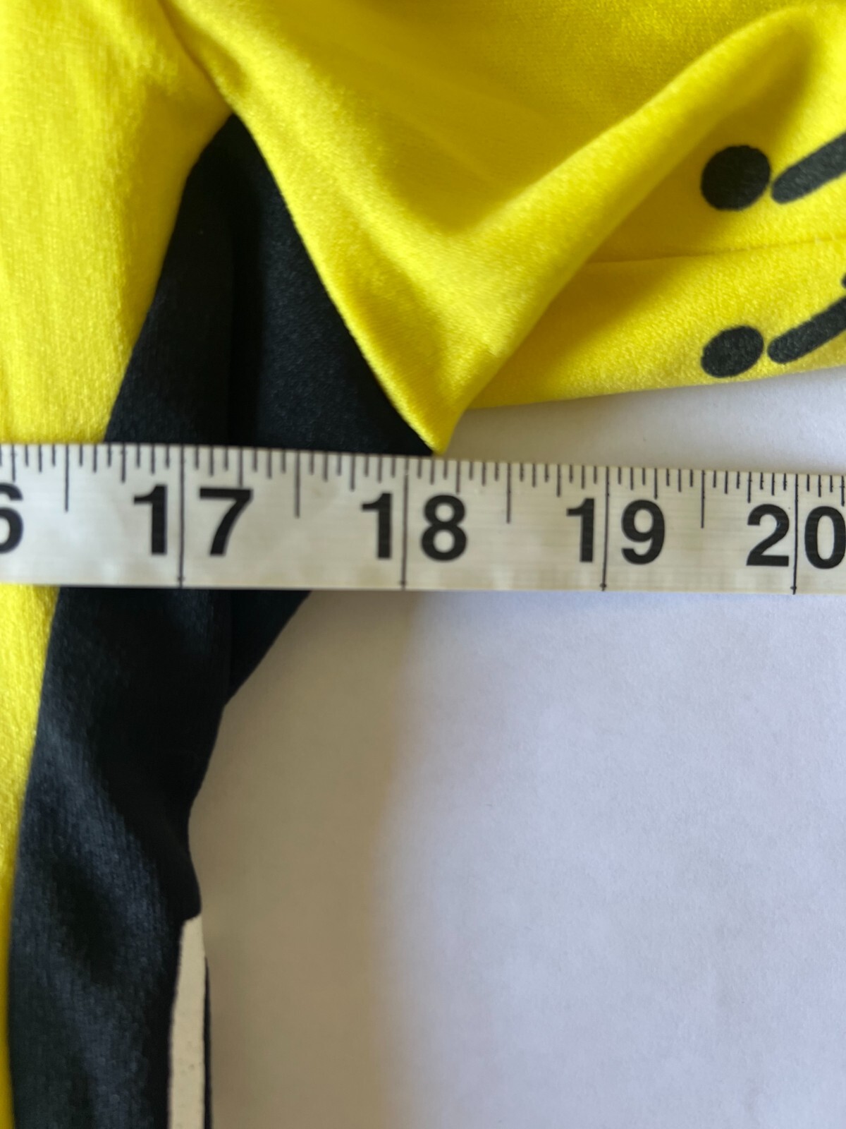 ONCE Yellow, Unisex, CHEST 36″ 1/4 Zipper, Elastic Lower Hem, Cycling Jersey