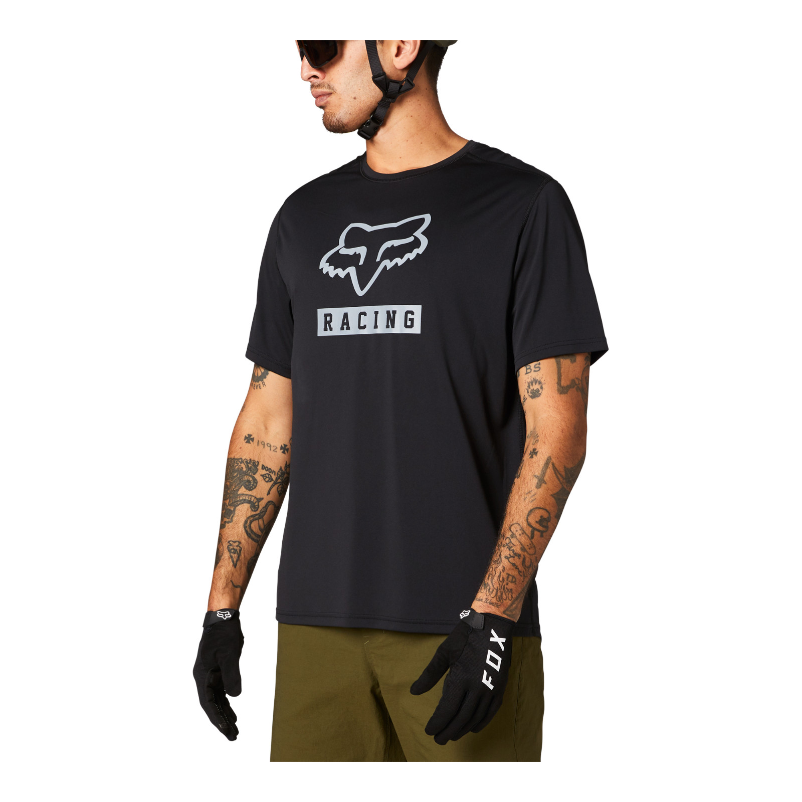 Fox Racing Ranger SS Short Sleeve Block MTB Cycling Jersey Black Medium MD