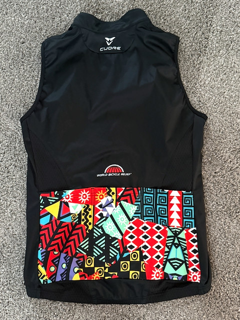 Cuore Womens Cycle Jersey World Bicycle Relief Vest Medium NWOT !