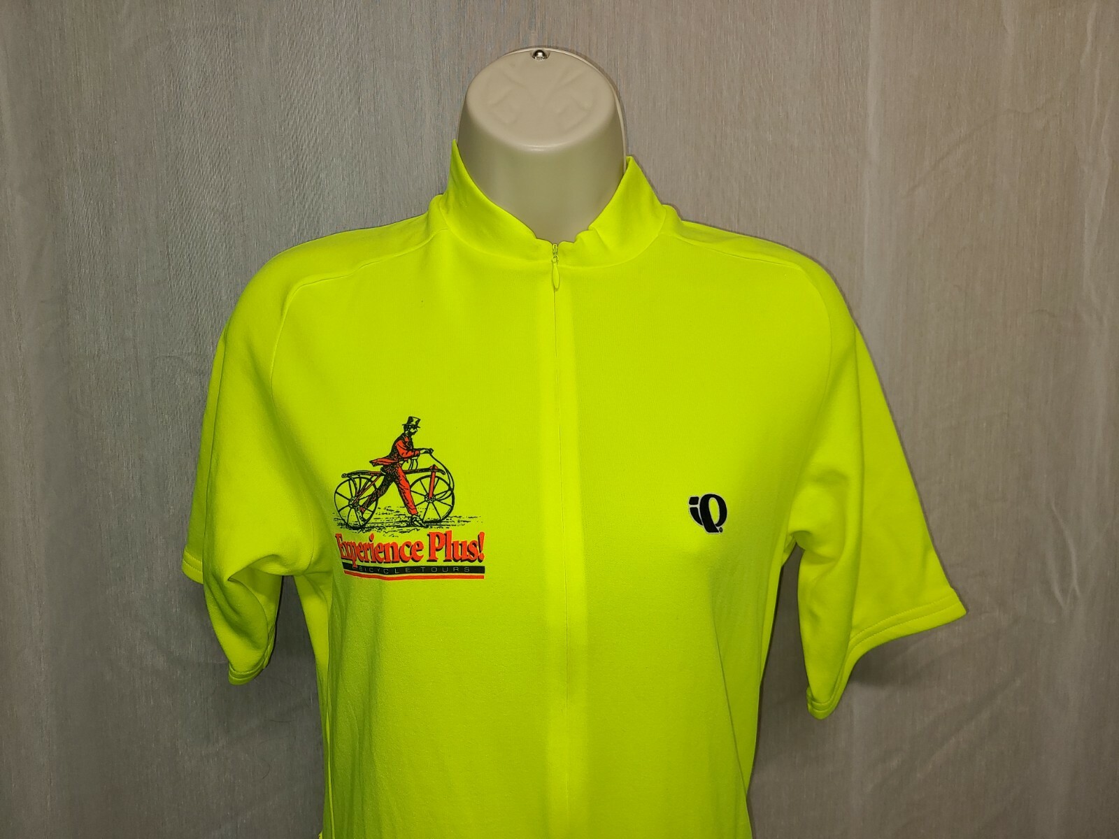 Experience Plus Bicycle and Walking Vacations Womens Medium Green Cycling Jersey