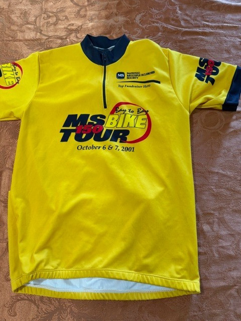 VTG Cycling Jersey (set of 2) LARGE MS Bike Tour made in USA