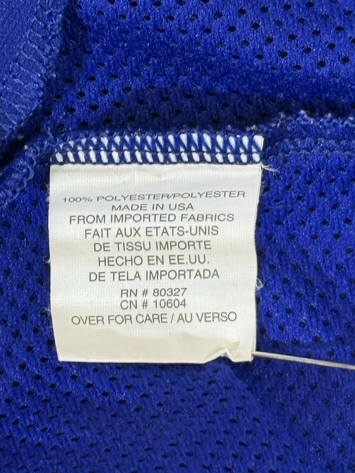 Pearl Izumi Mens Size L Technical Wear Cycling Jersey Blue Net Pockets 3/4 Zip