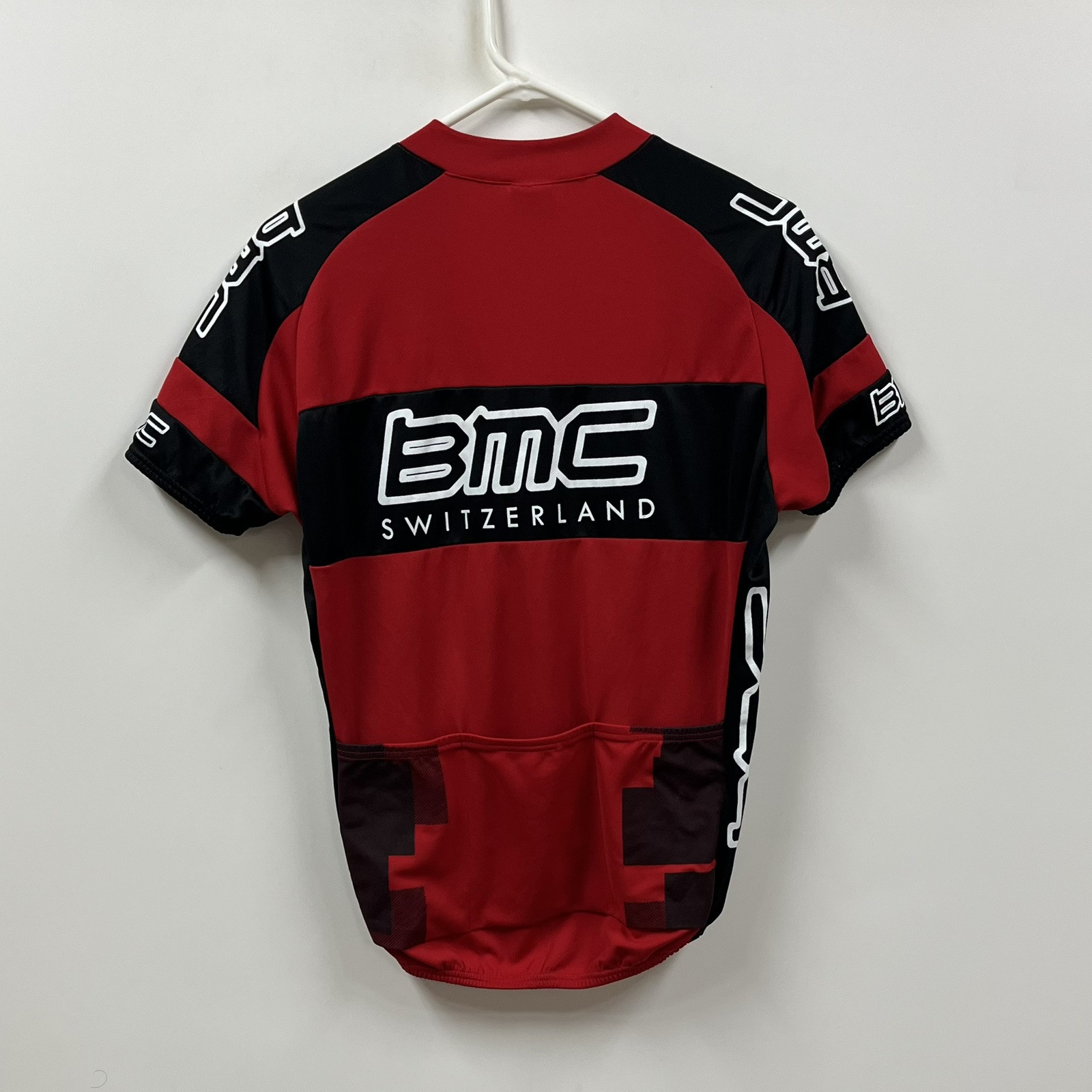 Vintage BIKE Cycling Jersey Men’s Medium Red Bmc Switzerland