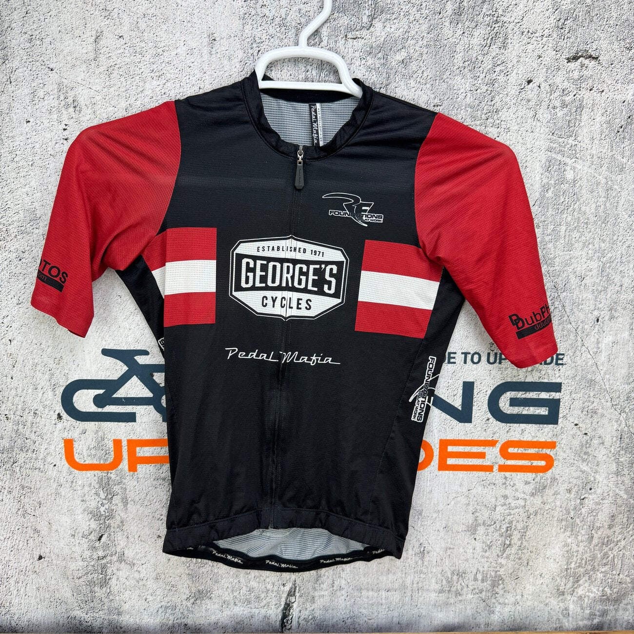 Pedal Mafia George’s Cycles Short Sleeve Mens XXS Cycling Jersey