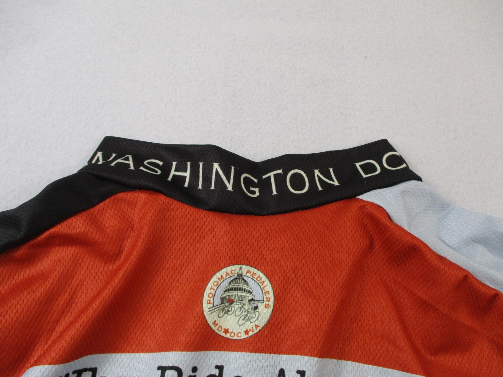 VOmax Potomac Pedalers Cycling Jersey Mens 4XL Washington DC Map Full Zip USA