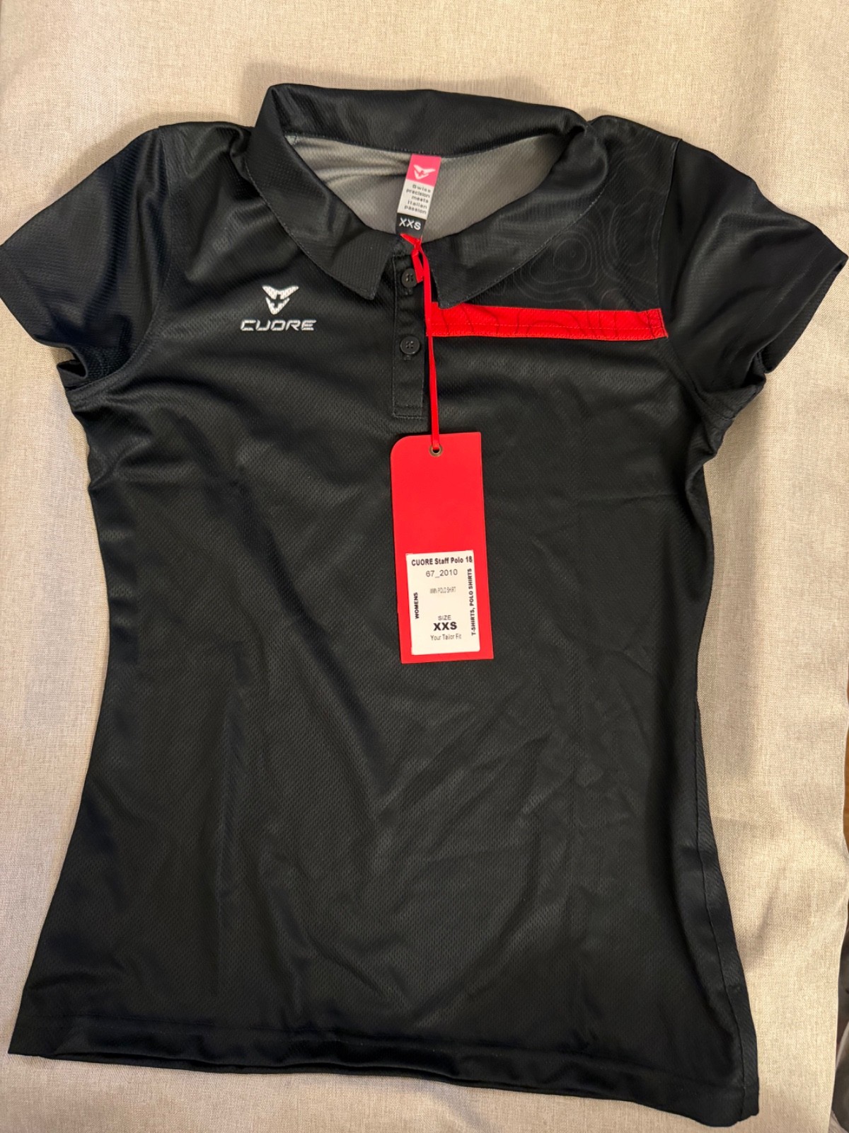 NWT Cuore Cycling Womens Polo Shirt Size XXS