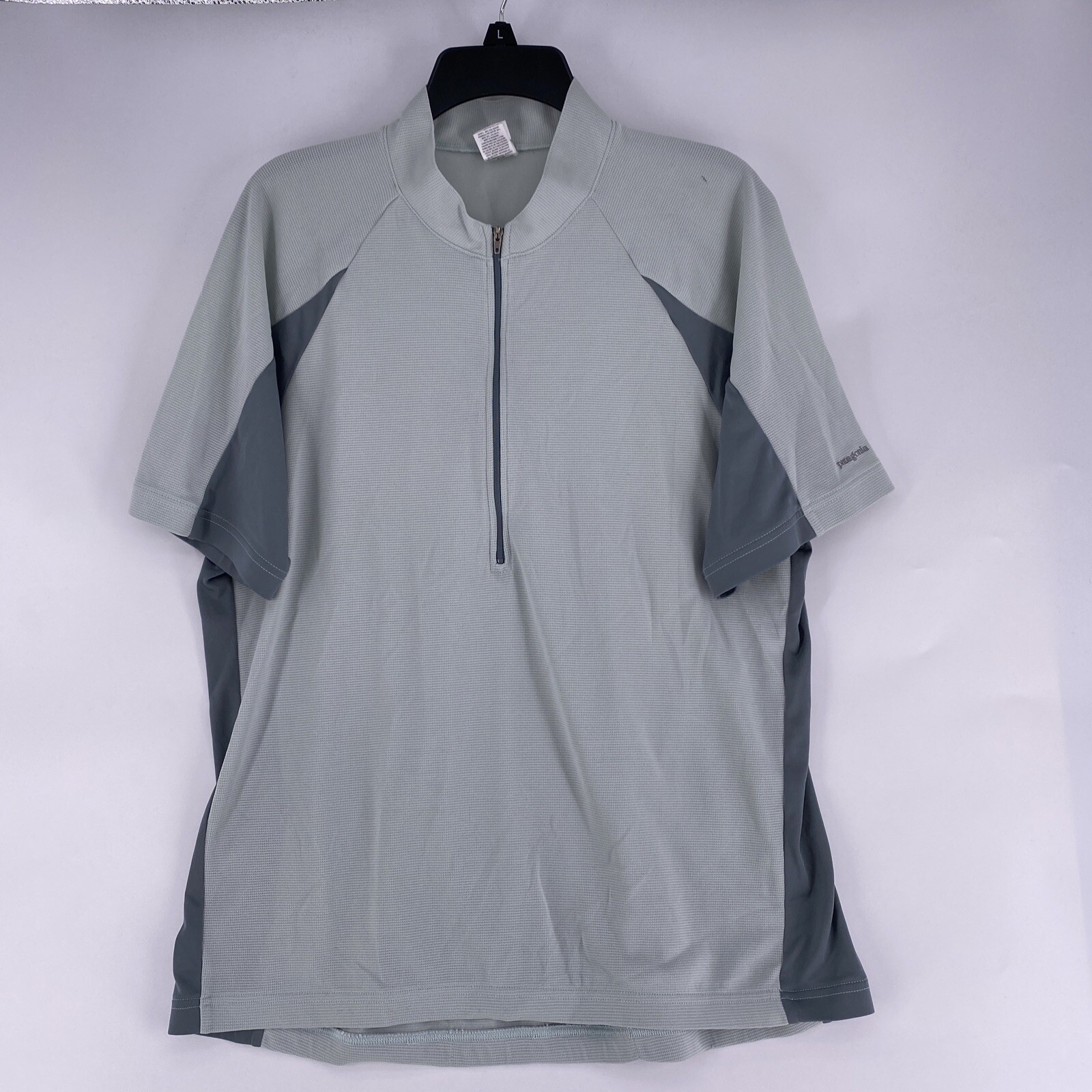Patagonia Women’s Size XL Short Sleeve 1/2 Zip Cycling Jersey