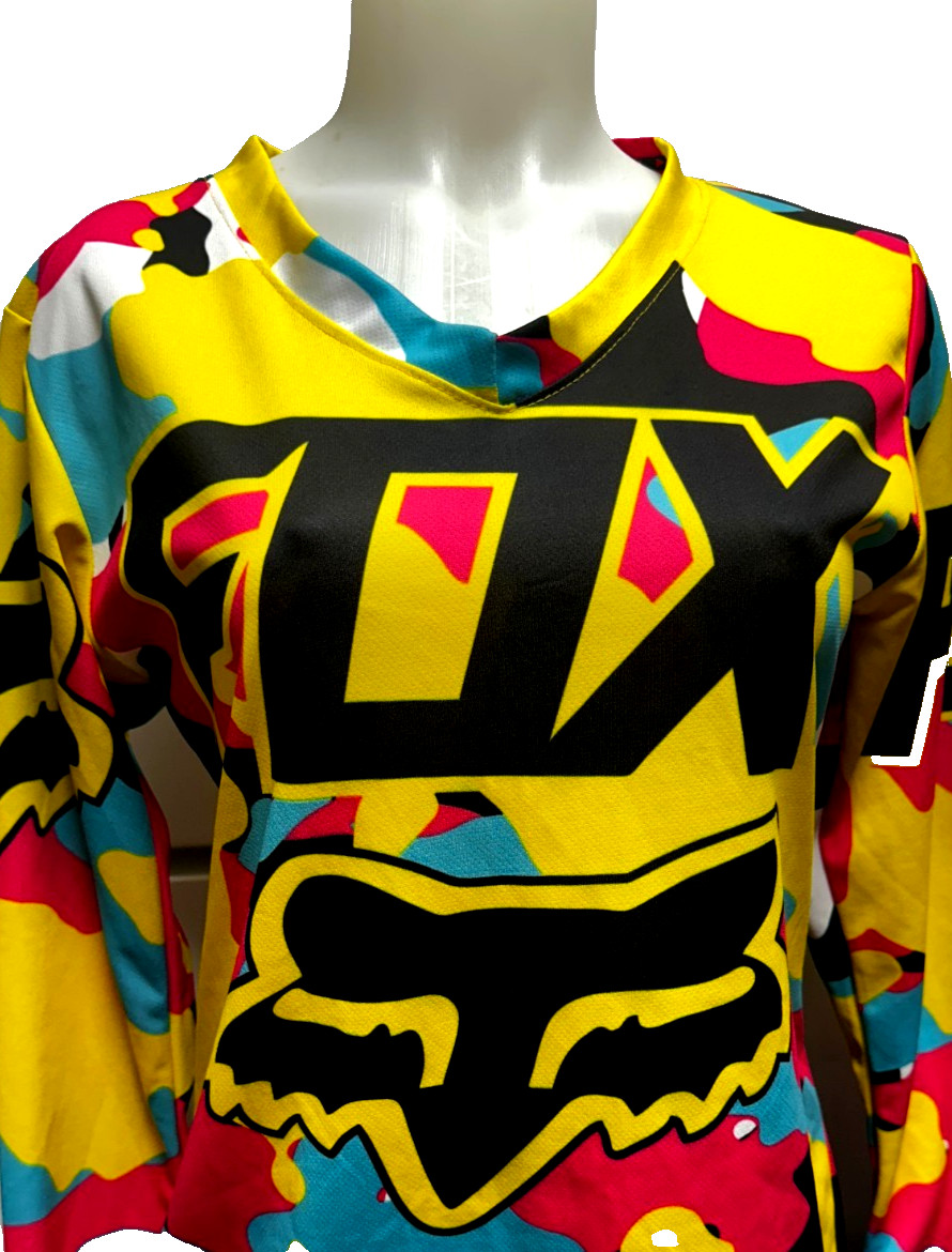 Fox Racing Multicolor Long Sleeve Jersey Women’s SZ: M – Used