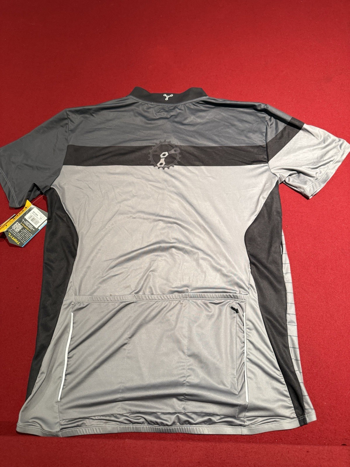 Trayl Men’s XL Sublimated Ryde Short-Sleeve Cycling Jersey Color Magnet