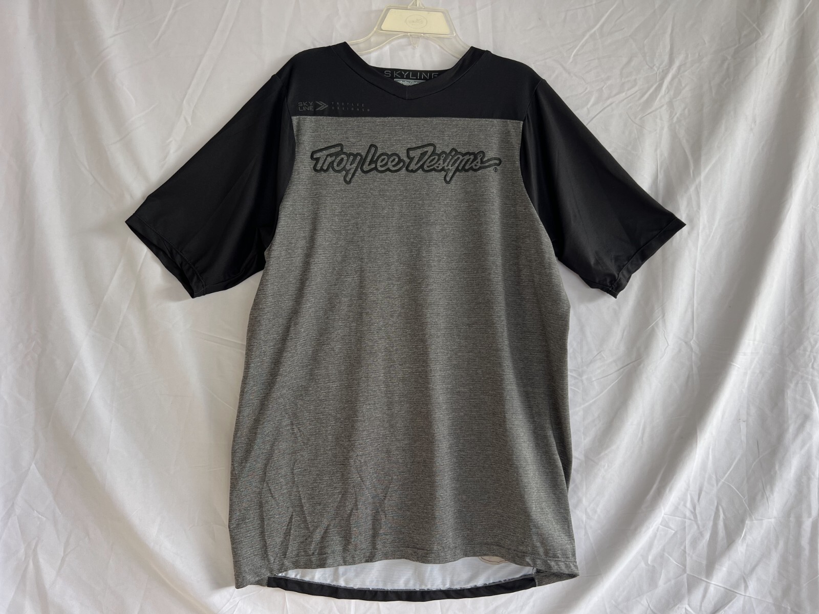 Troy Lee Designs TLD Skyline Bike Jersey Signature Gray/Black Medium CLOSEOUT