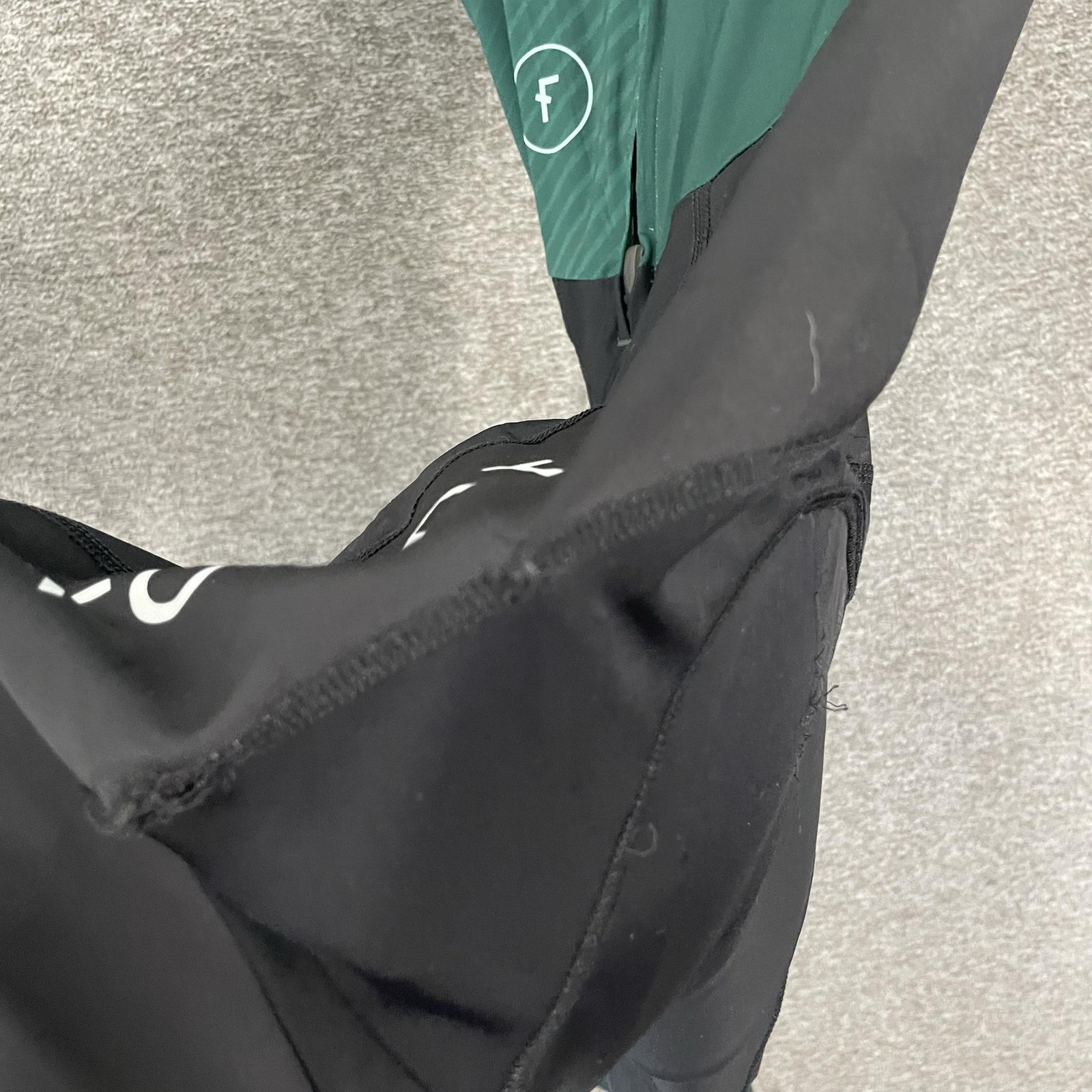 Rapha Pro Team Aerosuit Skinsuit Mens Medium Green Fount Cycling Short Sleeve