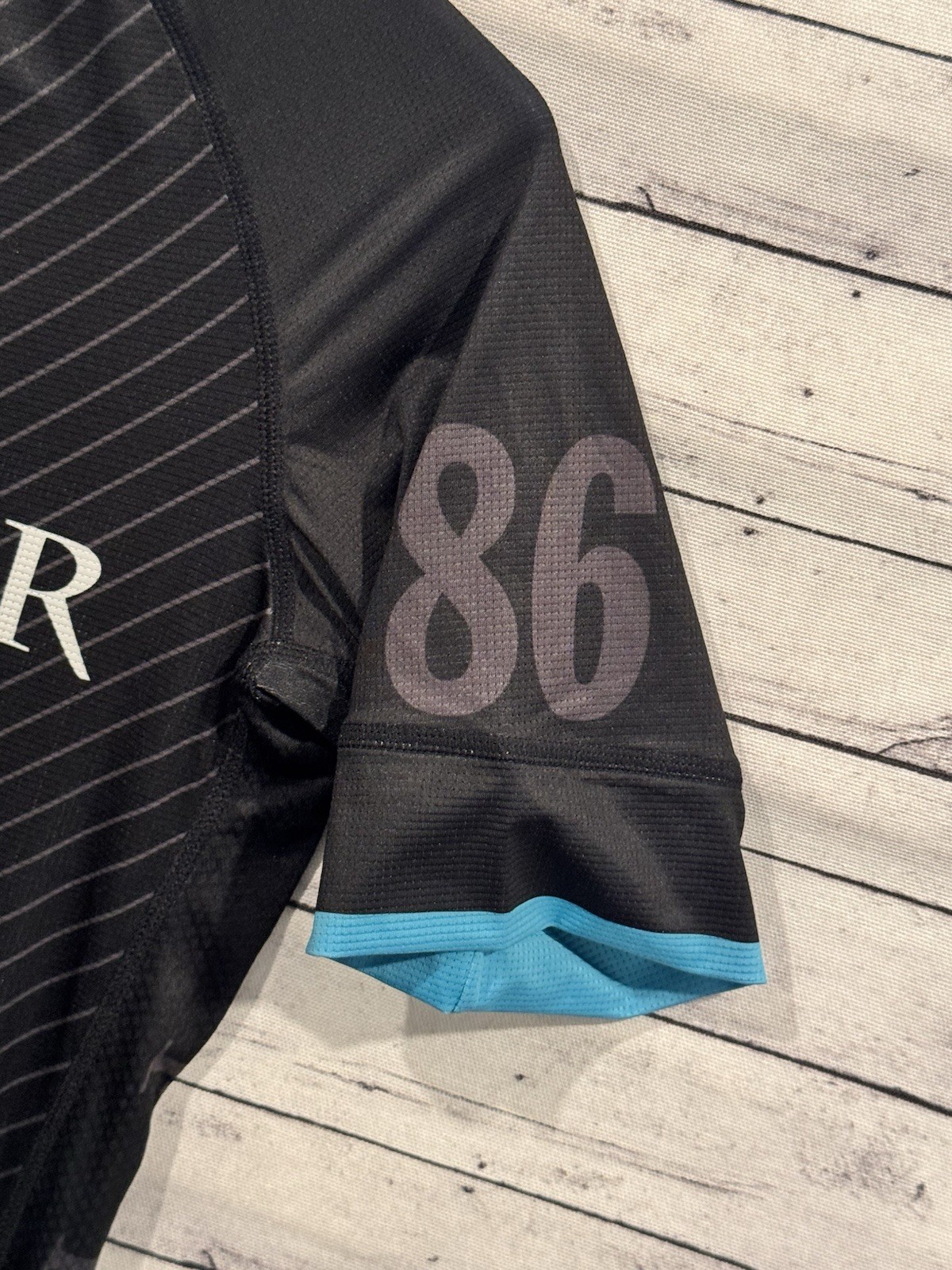 Jakroo x PIXAR Cycling Jersey M Black Blue Full Zip Lightweight Disney NEW NWT