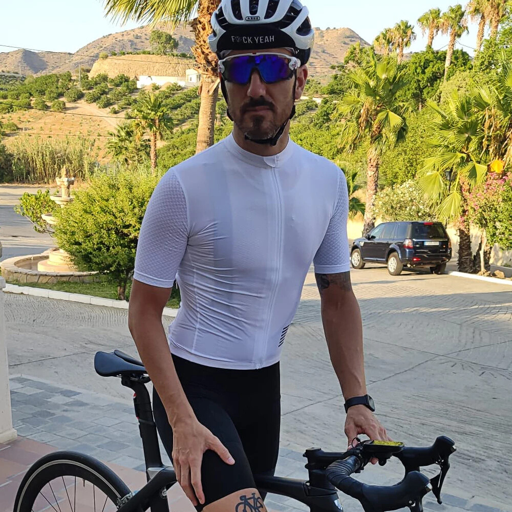 Men’s Summer Cycling Jersey Quick Dry Riding Breathable Bike Shirt Short Sleeve