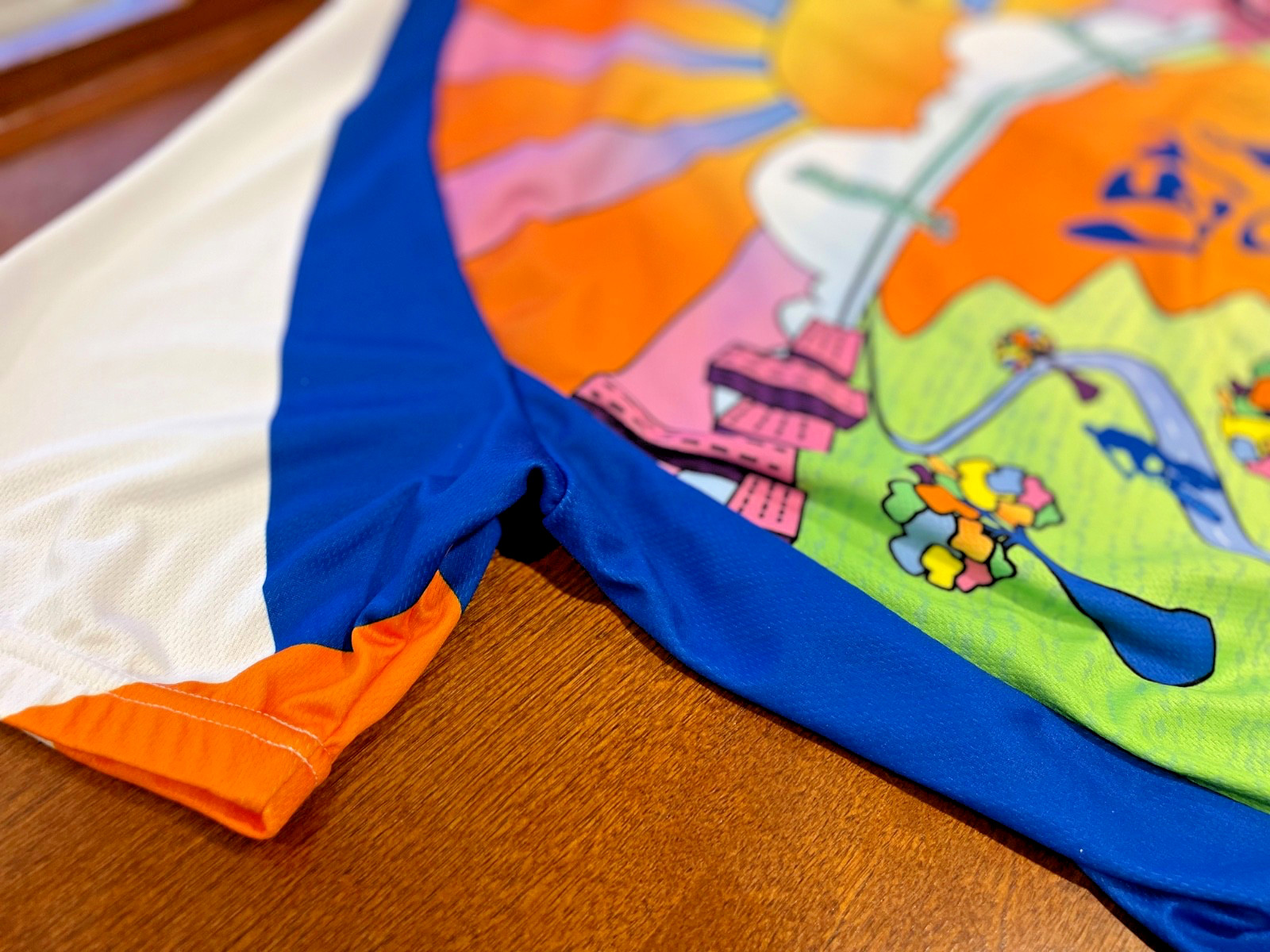 Let’s Ride Bicycle Shop Cycling Jersey Size XL – Colorful Primal 2015