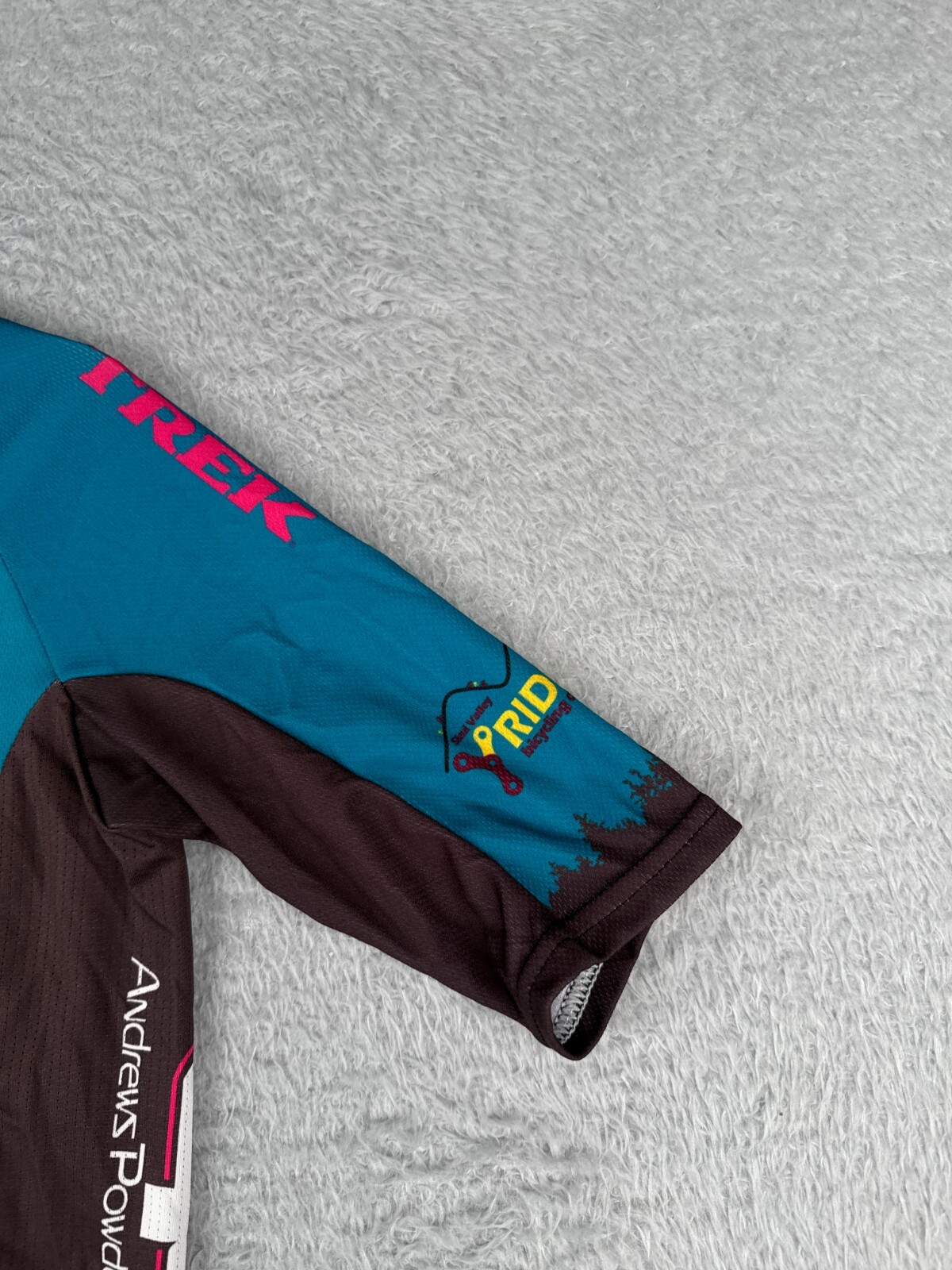 Balance Cyclewear Cycling Jersey Adult 2XS XXS Blue Brown All Pro Simi Valley