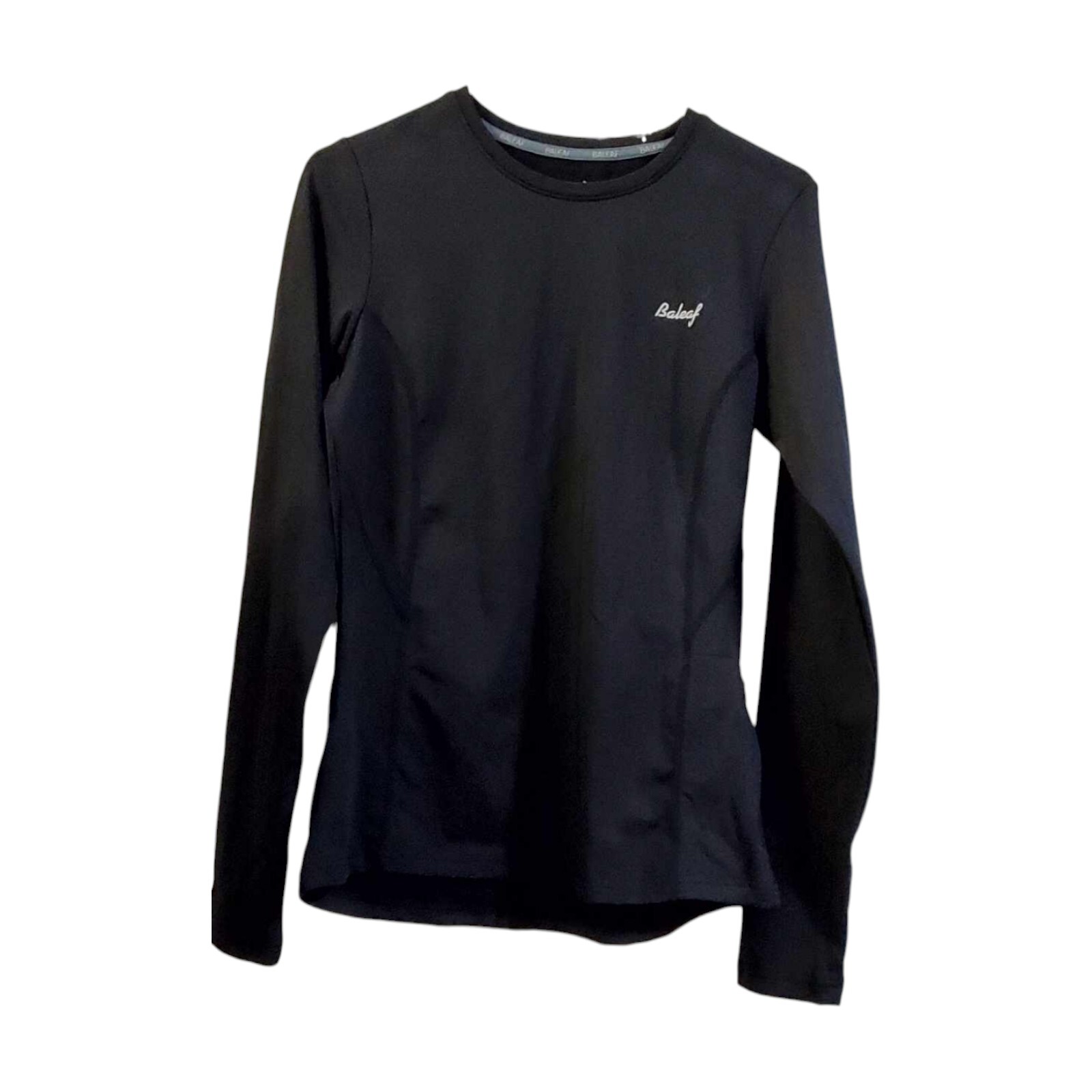Baleaf Cycling Compression Shirt Black Base Layer Long Sleeve Women’s Size Mediu