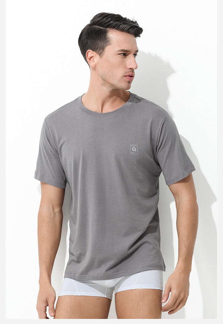 Men’s Summer Short Sleeve Antibacterial Loose Casual Outdoor Breathable T-Shirt
