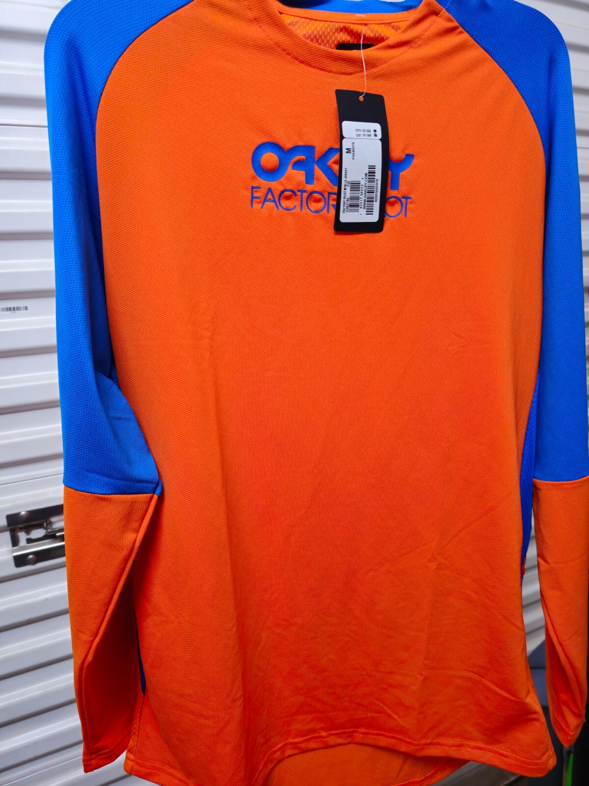 Oakley Factory Pilot MTB Ls Jersey Scarlet Ibis Long Sleeve T- Shirt Technical