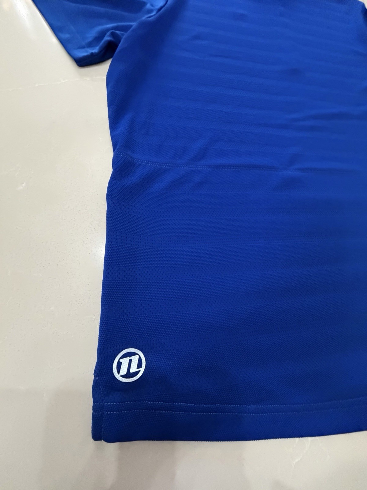 Novara Blue XL Cycling Jersey 100% Polyester Short Sleeve 1/4 Zip Quick Dry