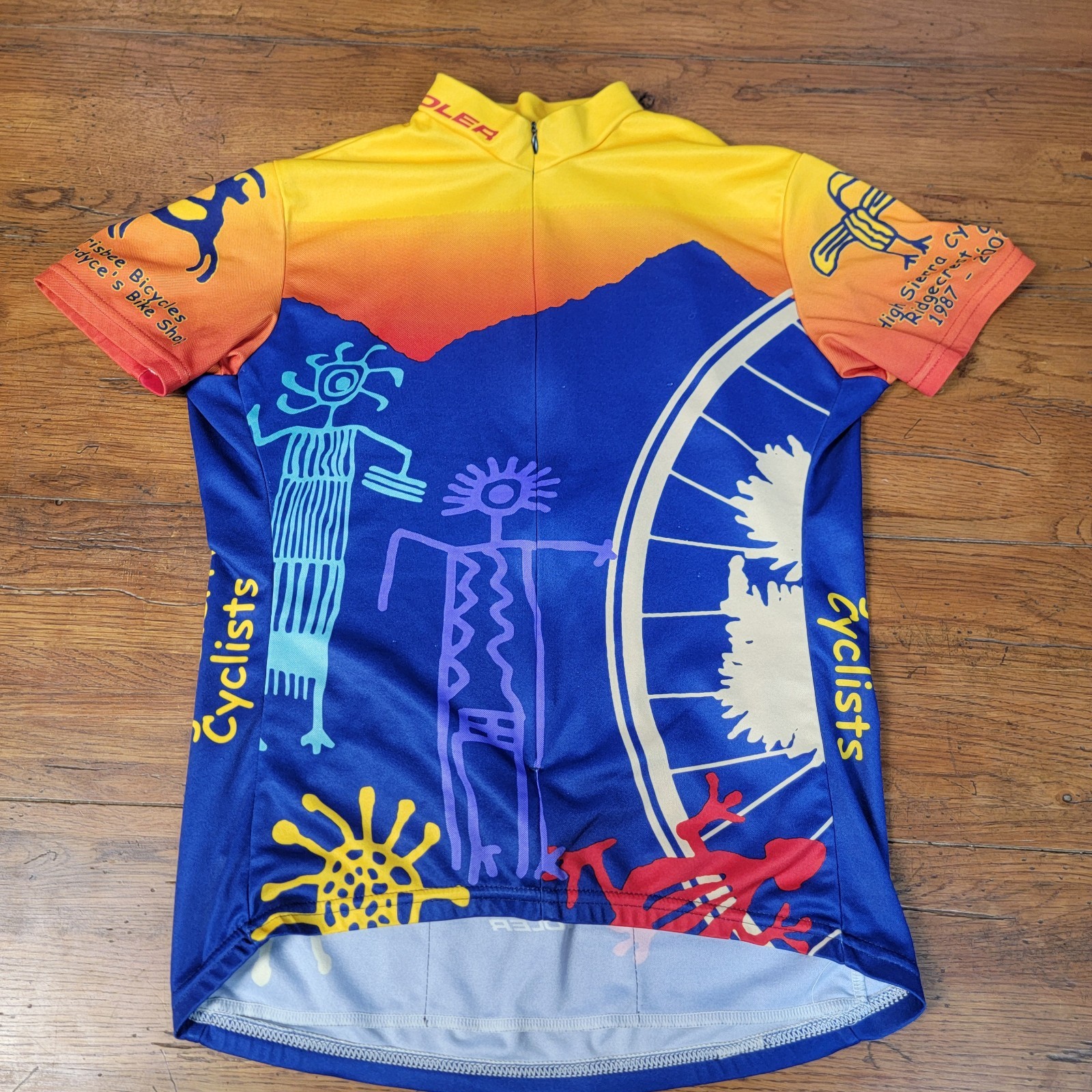 Voler Womens Medium? Cycling Jersey 19″ P2P Short Sleeve High Sierra Cyclists