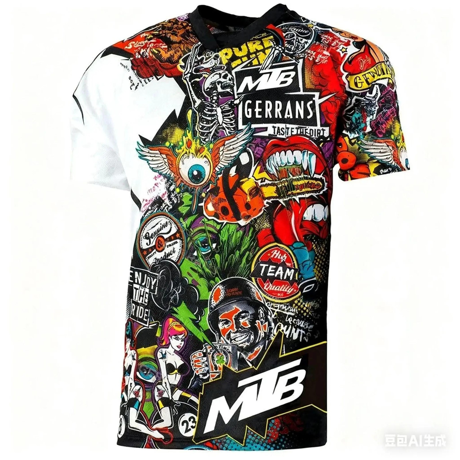 Mountain Bike Jersey MTB Off-Road Short Sleeve Cycling Shirt Parent-Child Set