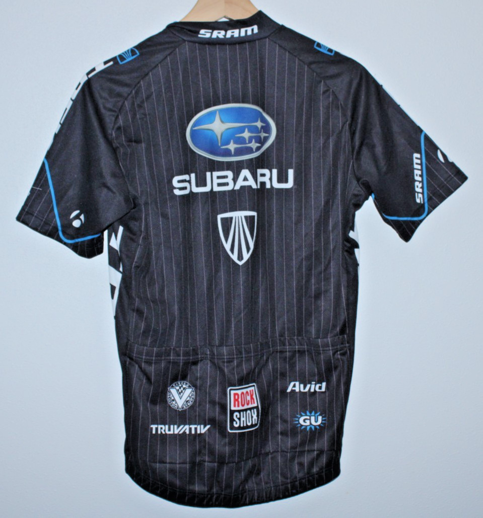 Trek Subaru Mens Cycling Jersey Medium Rear Pockets 38″ Chest 23/26″ T2B Racing~