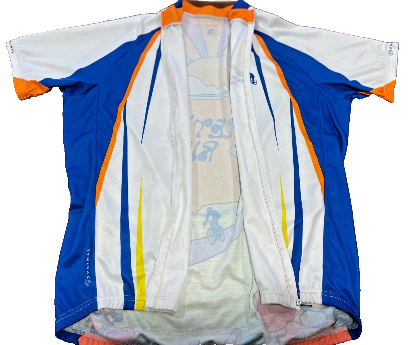 Let’s Ride Bicycle Shop Cycling Jersey Size XL – Colorful Primal 2015