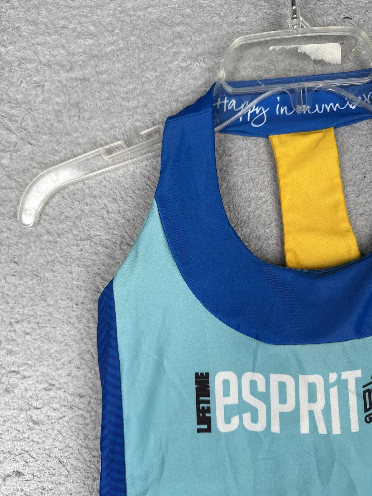 Moxie Cycling Jersey Womens X-Small Blue Tank Esprit De She Pockets Race Bike
