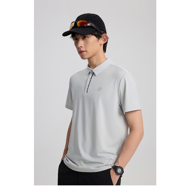 2025 Spring Summer New Women and Men Short Sleeved T-Shirt with Lapel Collar