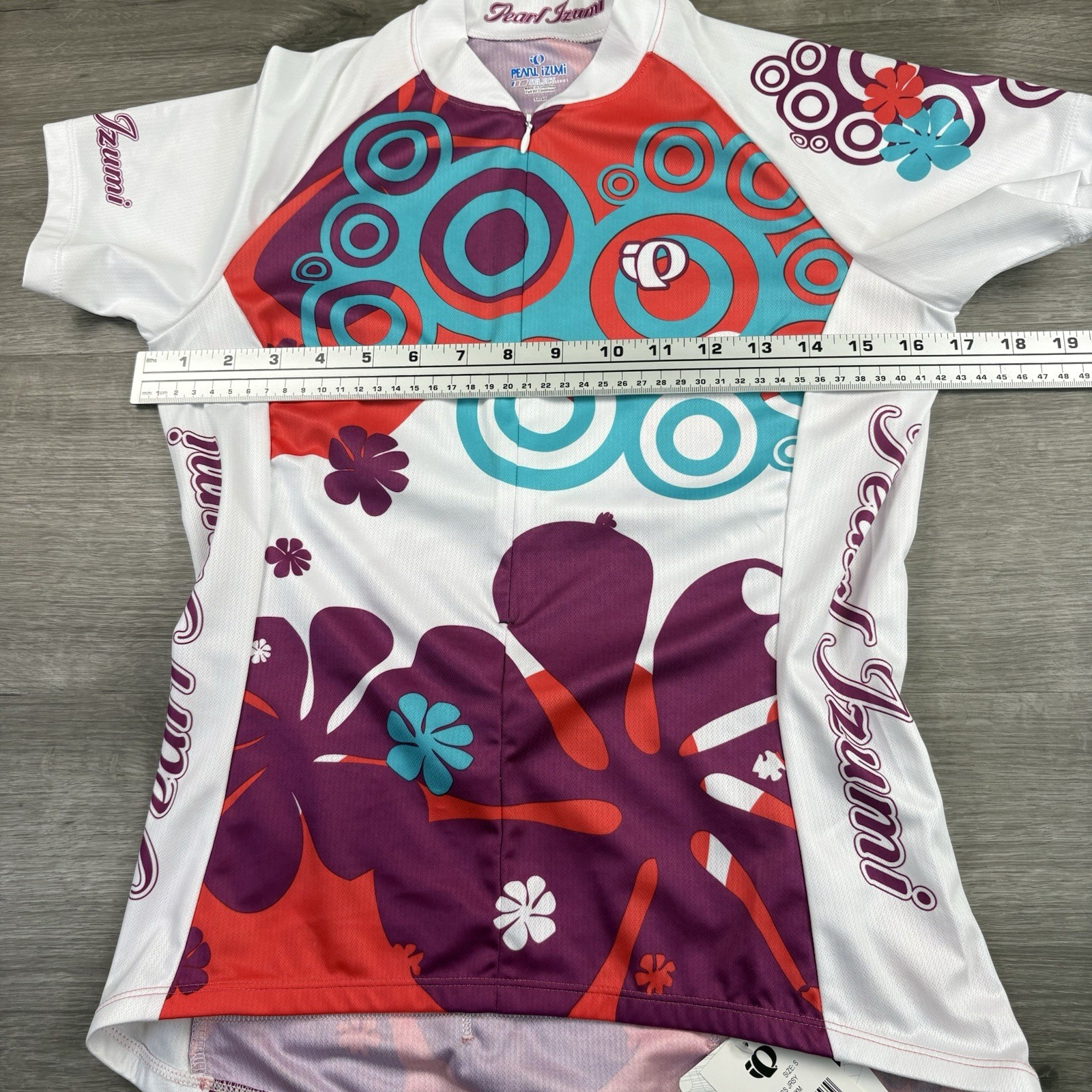 IP Pearl Izumi Womens Small Limited Select Series Bicycle Jersey Back Pocket