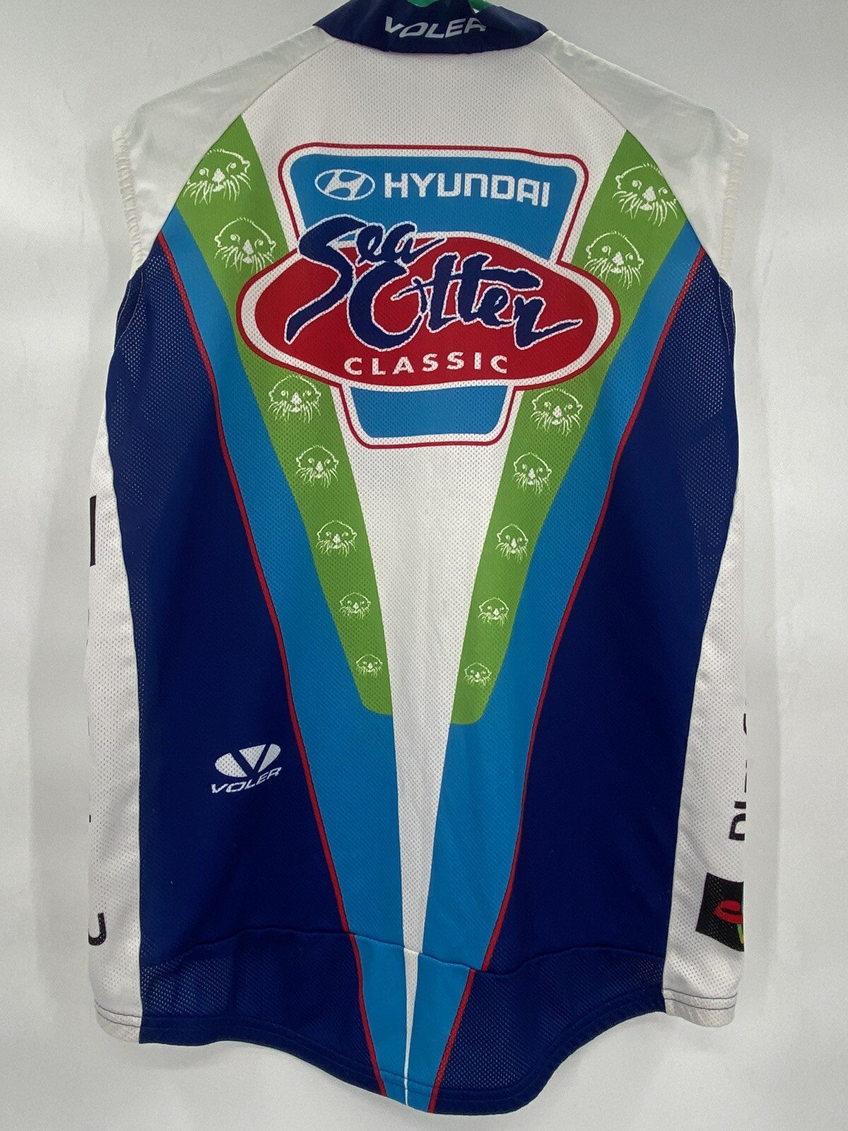 Voler Ripstop/ Mesh Polyester Cycling Tank Top Hyundai Sea Otter Classic USA M