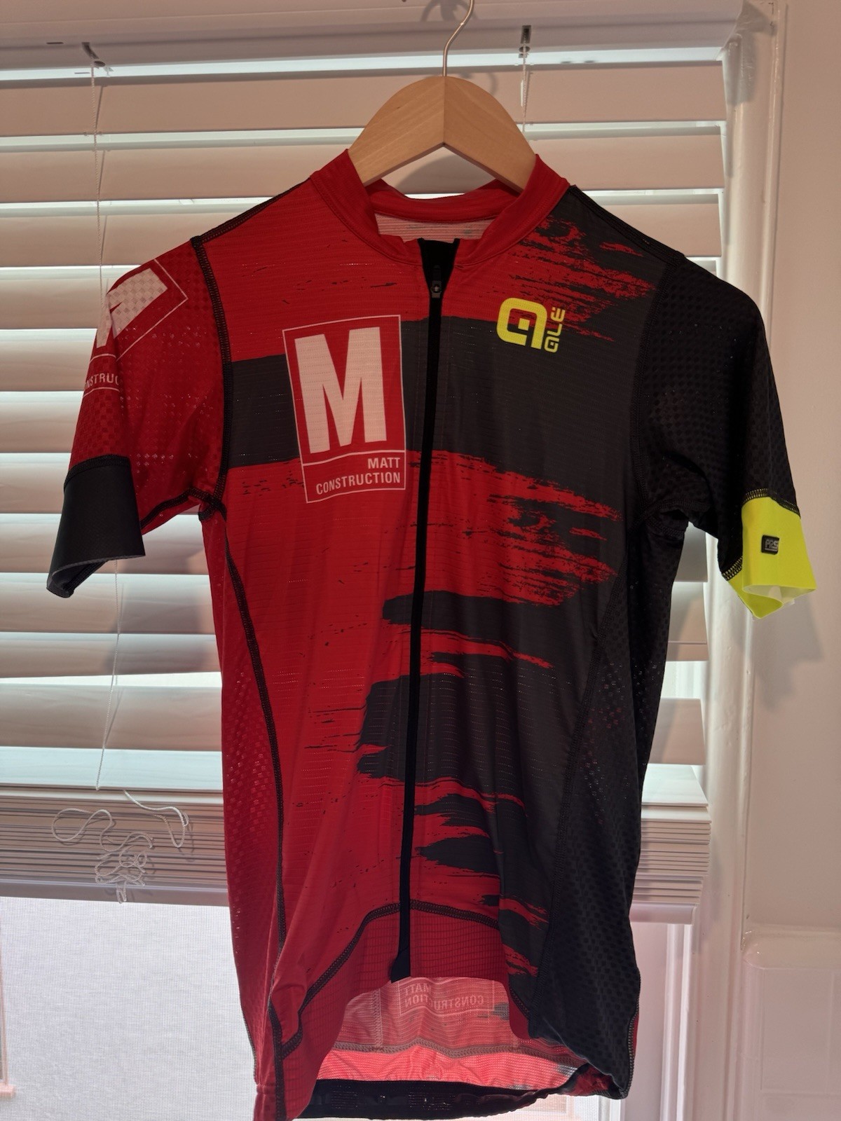 Alé M Cycling Jersey Full Zip Short Sleeve Mock Neck with MATCHING Windbreaker