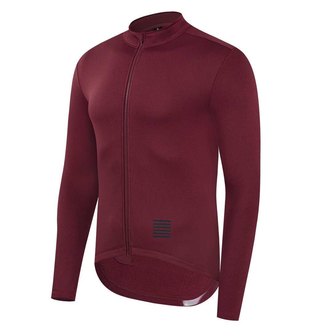 Winter Cycling Jersey Men’s Long Sleeve Tops Thermal Fleece Road Bike Jacket MTB