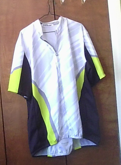 Aerotech Designs Power Tread Cycling Jersey 3XL Zip Elastic Hem 3-Poc SSlv USA