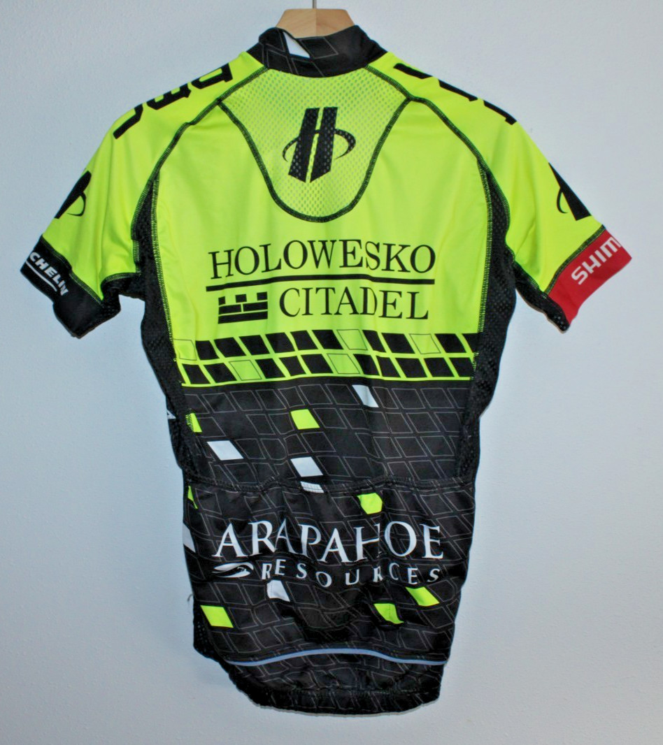 Hincapie Men’s Cycling Jersey Small Rear Pockets 38″ Chest 22/26″ T2B 28″ Waist~