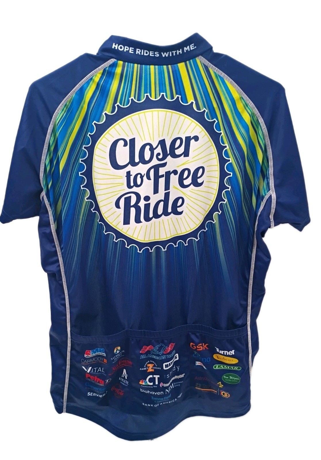 Primal Ride Closer to Free Cycling Jersey Womens 2XL Multicolor Biking Athletic