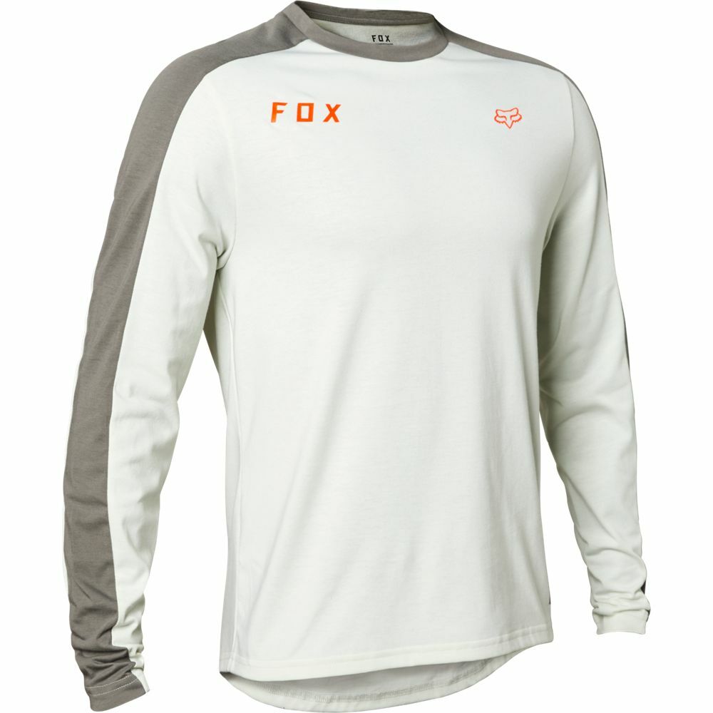 Fox Racing Ranger DR Drirelease Slide Mid L/S Long Sleeve Jersey Light Grey