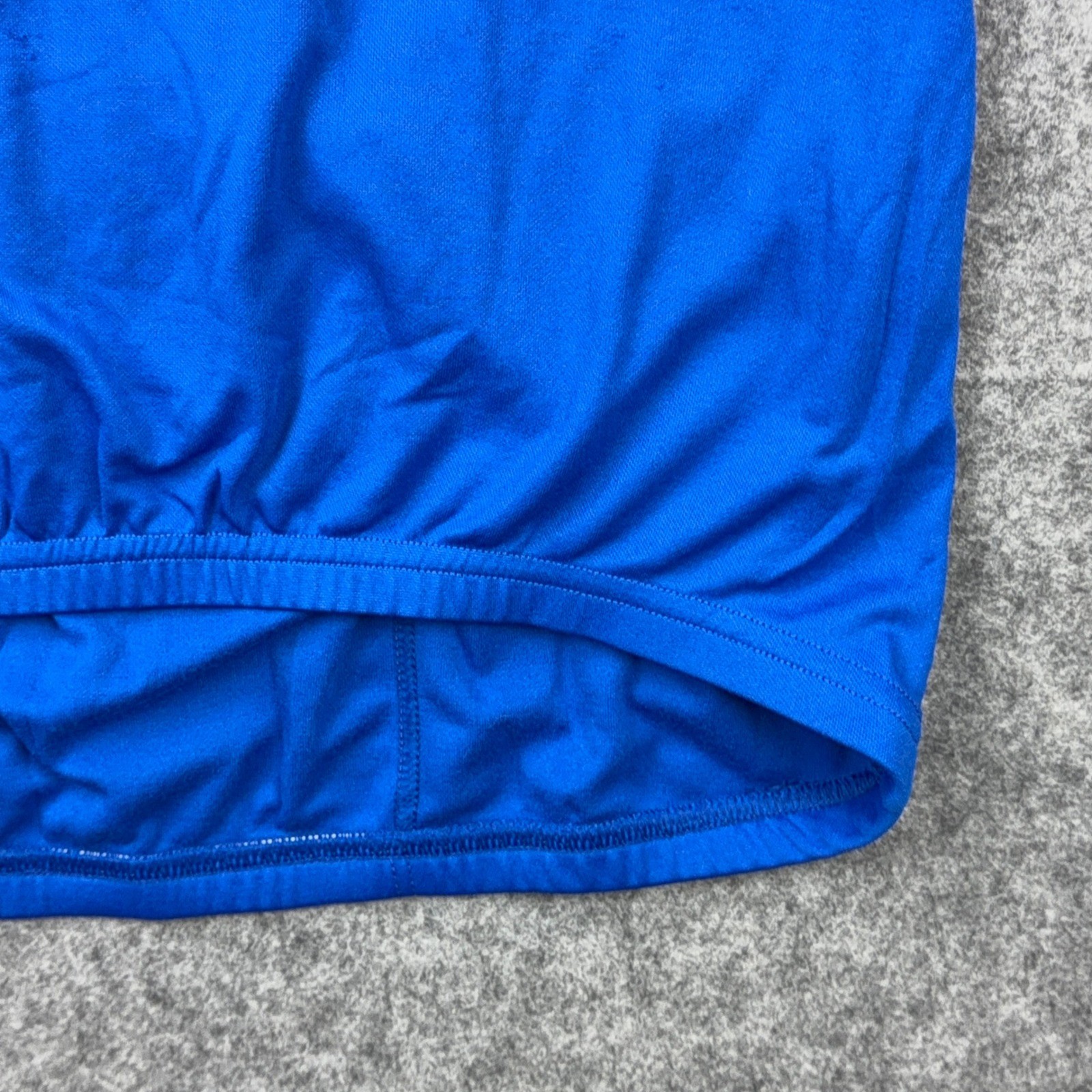 VTG Bikes USA Cycling Jersey Mens Large Blue Short Sleeve 1/4 Zip 90s Road Bike