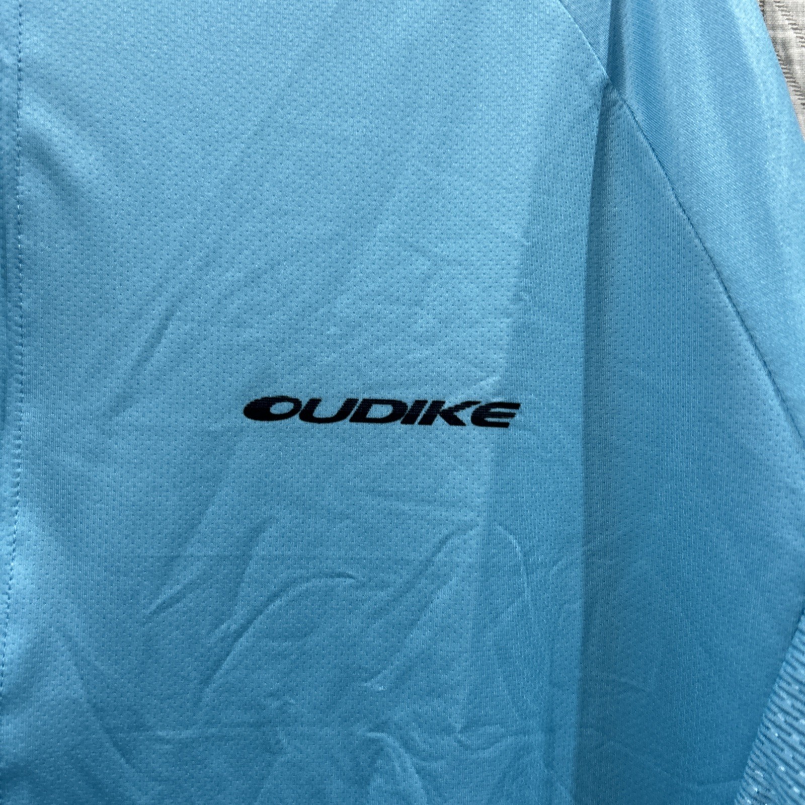 OUDIKE Men’s Full Zip 3 Pocket back Cycling Shirt