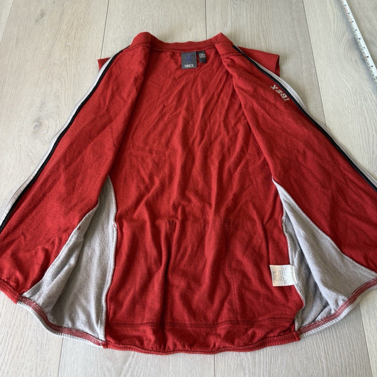 Ibex Athletic Merino Wool Cycling Jersey Tank Top Men Size L Racing Performance