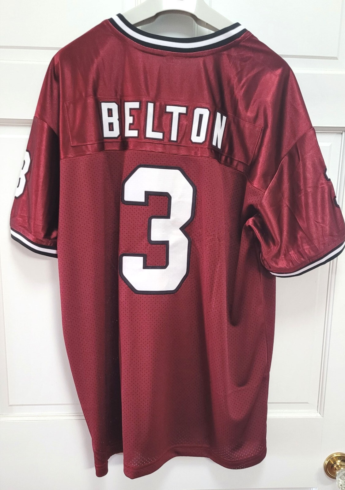 Westcheddar Sports 2017 Belton 3 Men’s Mesh Jersey Shirt – Maroon – XL