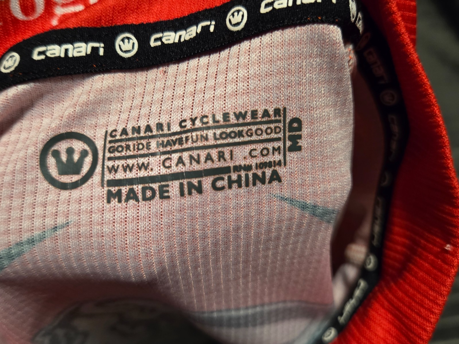 Canari Arrogant Bastard Ale Stone Brew full Zip Cycling Jersey Shirt Mens Medium