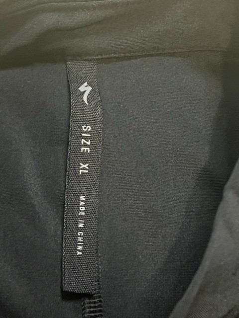 Specialized Men Black Foundation S/S Full Zip Cycling Jersey Size XLarge XL EUC