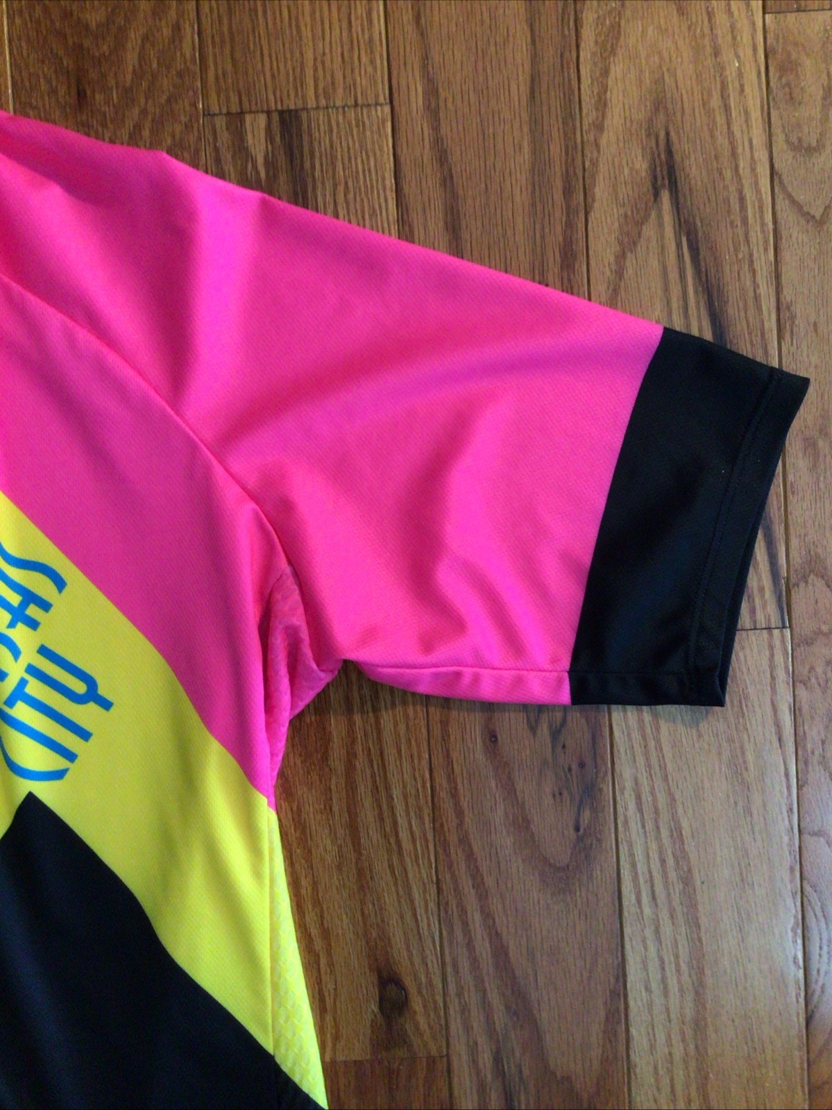 Champion System Cycling Mens Jersey Size 3XL Kansas City Neon Full Zip