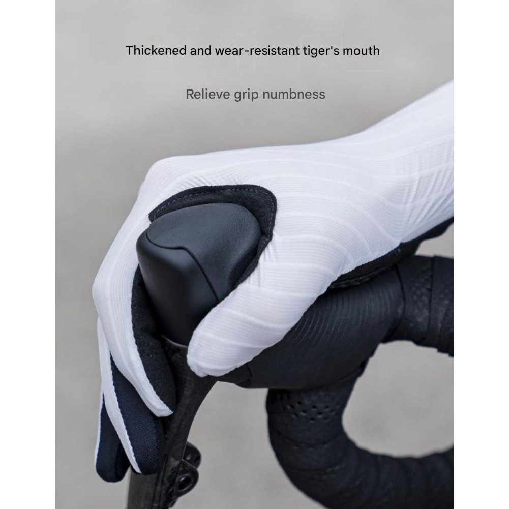 For Hot Weather Cycling Cycling Gloves Long Finger Gloves Breathable Elastic Fit
