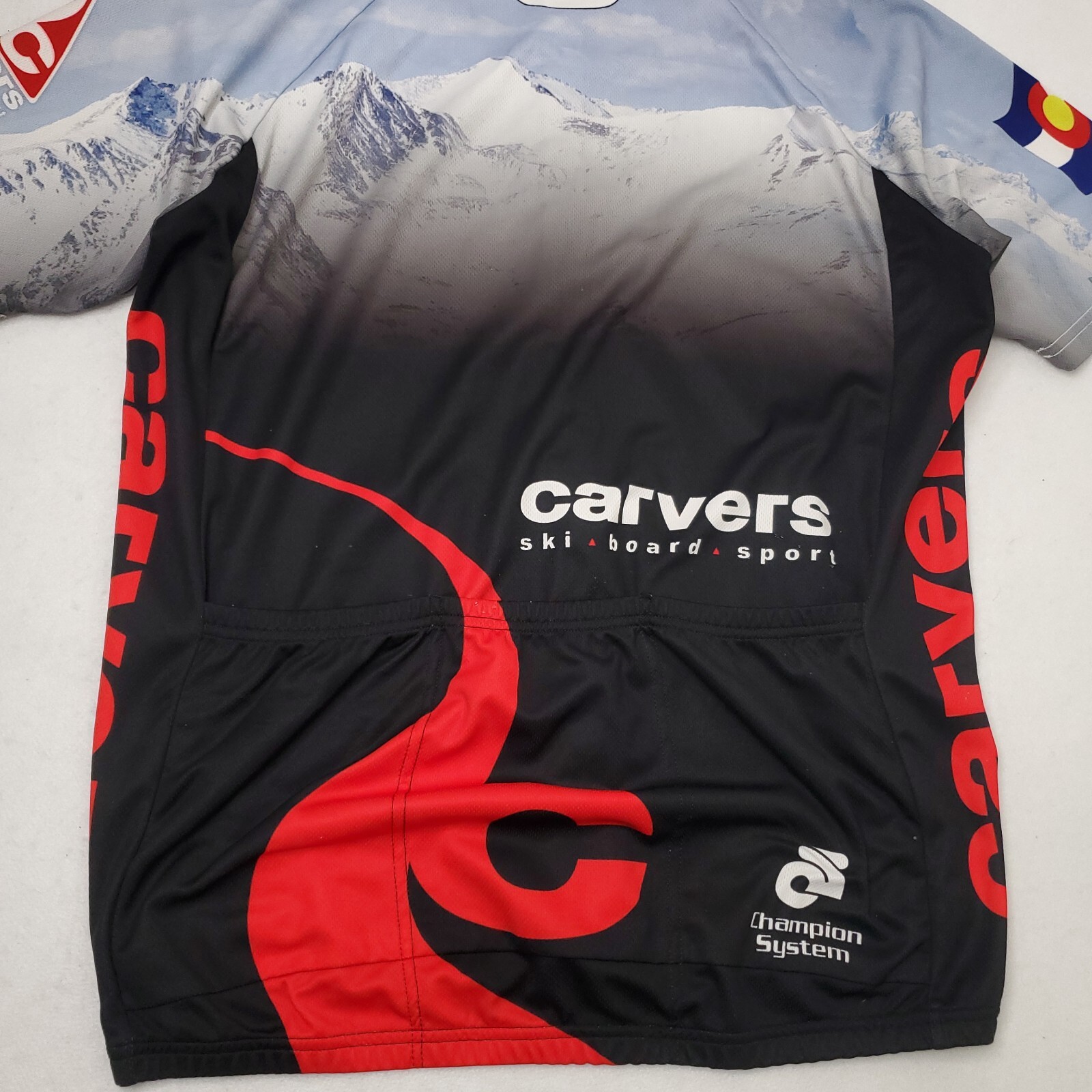 Colorado BRECKENRIDGE TEAM Adult XL Full-Zip Champion System Cycling Jersey Top