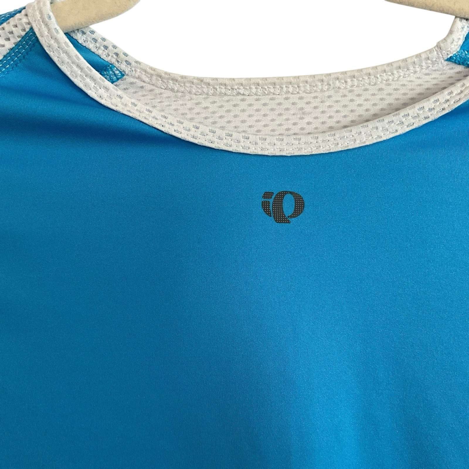 Pearl Izumi Short Sleeve Baselayer Mesh Vented Blue Women Cycling Bike Top Small