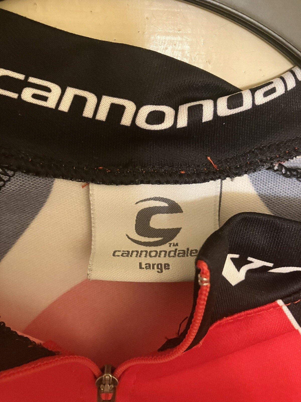 Volvo Cannondale Swiss Switzerland Champion rare cycling jersey size L USA Made