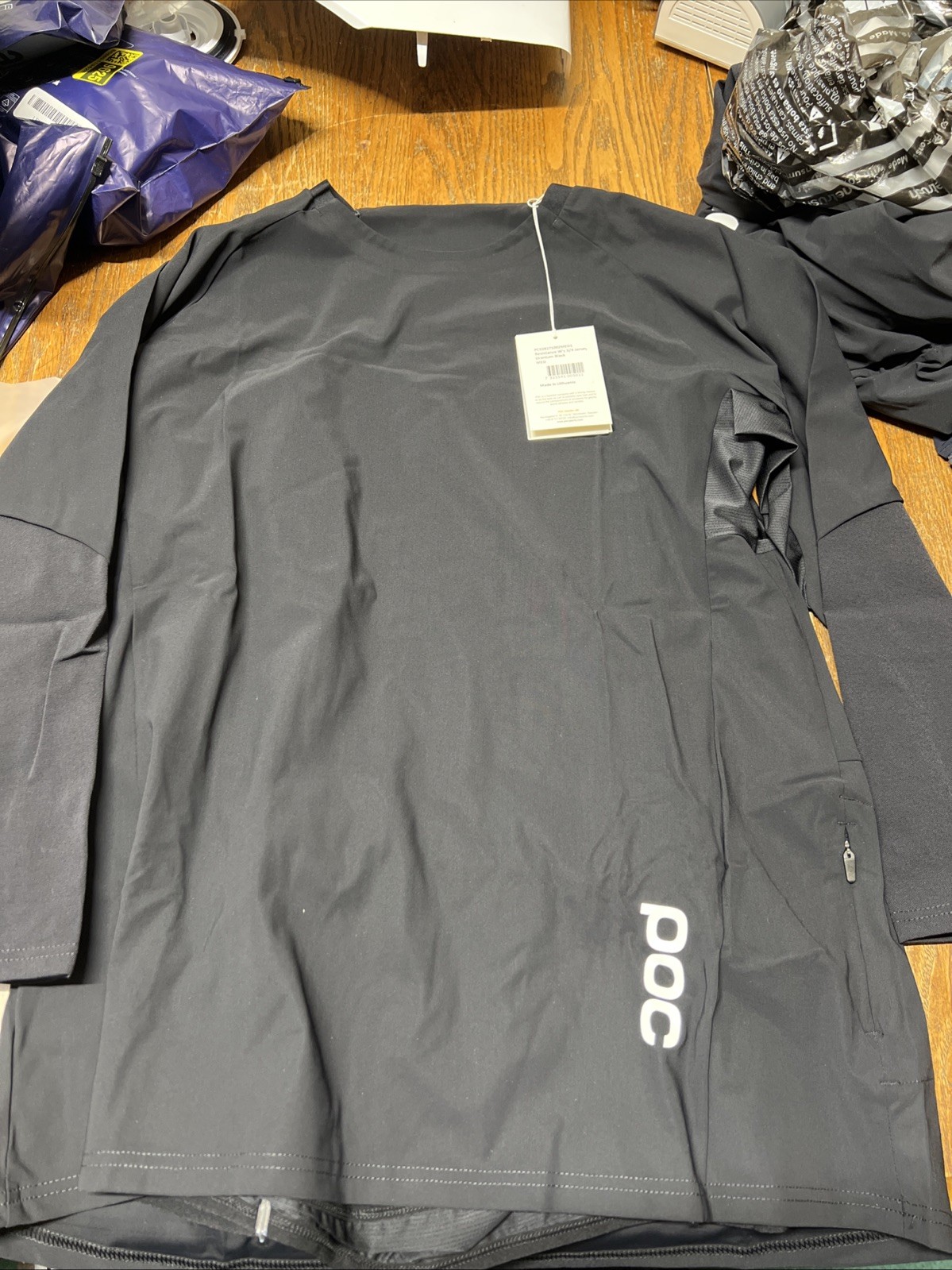 POC Resistance Women’s 3/4 Sleeve Biking Jersey NWT | Medium | Black