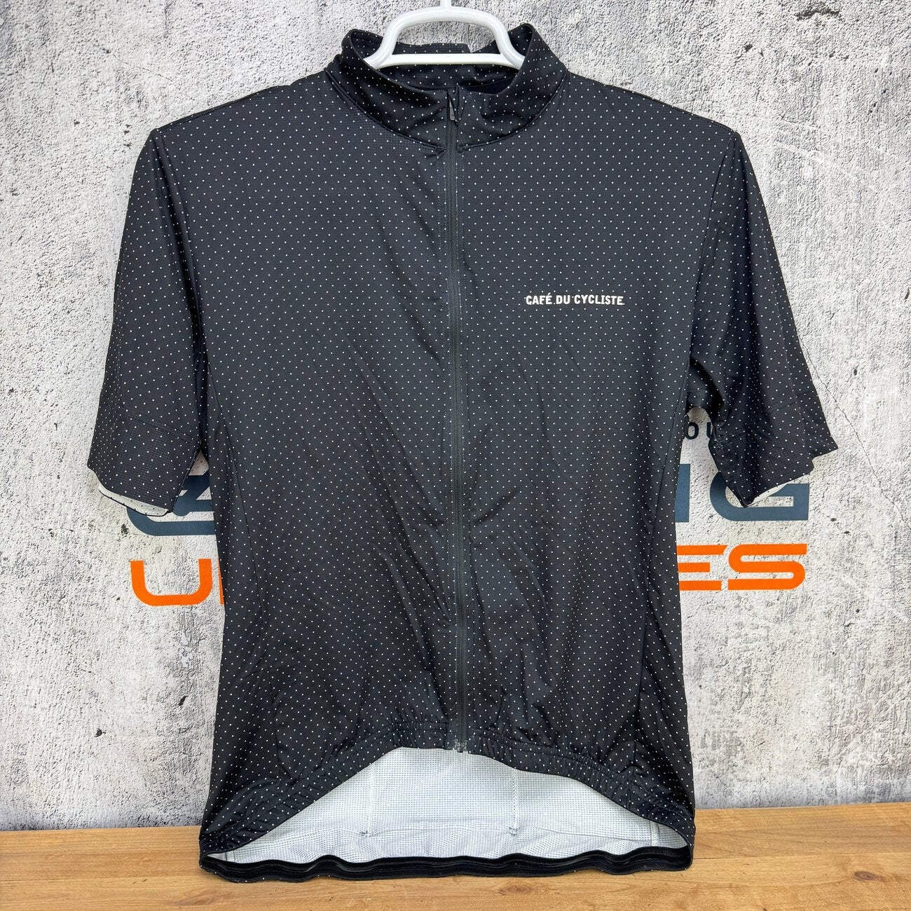 Cafe Du Cycliste Fleurette XX-Large Black Short Sleeve Cycling Jersey